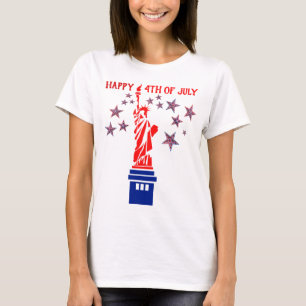 July 4th Statue of Liberty American T-Shirt