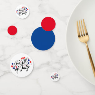 July 4th Table Confetti