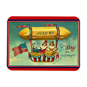 July 4th - The Day We Celebrate Magnet