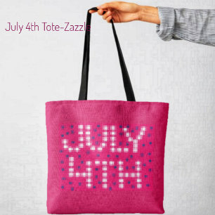 July 4th tote bag