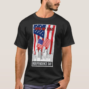 July 4th Us City Independence Day Freedom American T-Shirt
