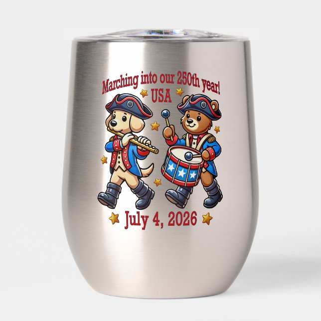 July 4th USA 250th Anniversary Semiquincentennial  (Front)