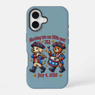 July 4th USA 250th Anniversary Semiquincentennial iPhone 16 Case