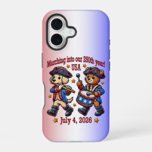 July 4th USA 250th Anniversary Semiquincentennial  iPhone 16 Case