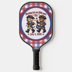 July 4th USA 250th Anniversary Semiquincentennial Pickleball Paddle