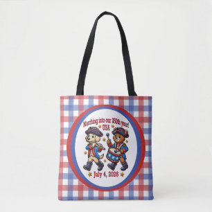 July 4th USA 250th Anniversary Semiquincentennial Tote Bag