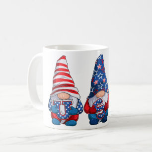 July 4th USA Gnomes Coffee Mug