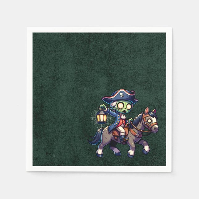 July 4th Zombie Napkin (Front)