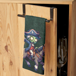 July 4th Zombie Tea Towel