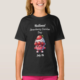July 7th is National Strawberry Sundae Day T-Shirt