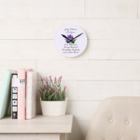 July Birth Month Flower Larkspur Floral Art