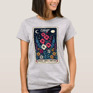 July Birth Month Flower Larkspur T-Shirt