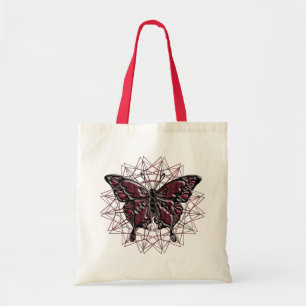 July Birthstone Butterfly Tote Bag