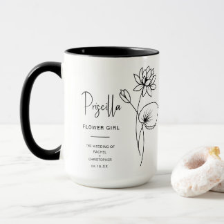 July Flower Girl | Water Lily Birth Flower Mug
