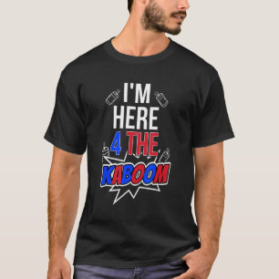 July Fourth  Independence Day Party KABOOM Firewor T-Shirt