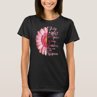 July Girl 1980 41th Years Old Sunshine Birthday T-Shirt