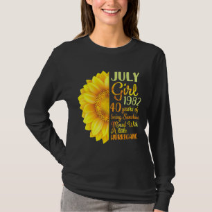 July Girl 1982 40 Years Of Being Sunshine Mixed A T-Shirt