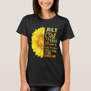 July Girl 1988 34 Years Of Being Sunshine Mixed A T-Shirt