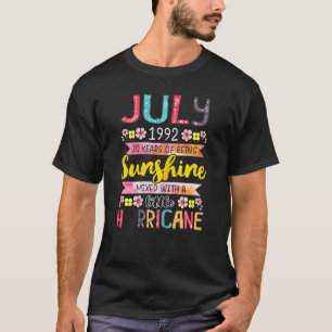 July Girl 1992 30 Birthday 30 Year Awesome Since 1 T-Shirt