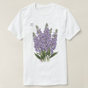 July Larkspur Bloom - Personalized Birthday Gift T-Shirt