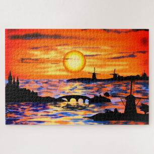 July - Morning - Sunrise Jigsaw Puzzle