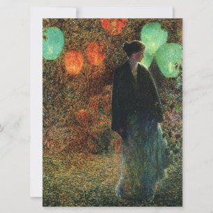 July Night (by Childe Hassam) Card