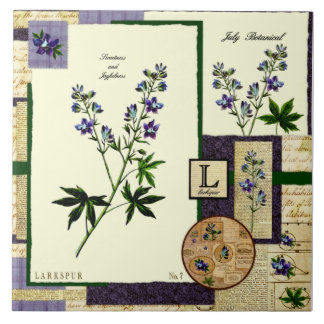July's Flower Tile