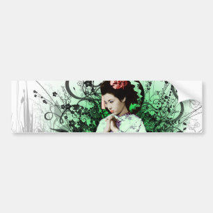 Julzips - Geisha Bumper Sticker