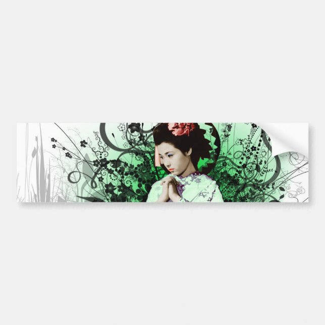 Julzips - Geisha Bumper Sticker (Front)