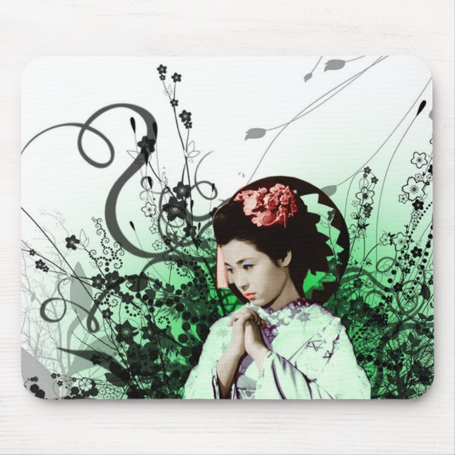 Julzips - Geisha Mouse Mat (Front)