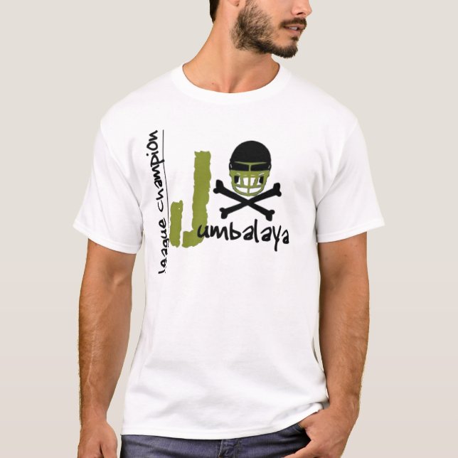 Jumbalaya Logo with champ T-Shirt (Front)