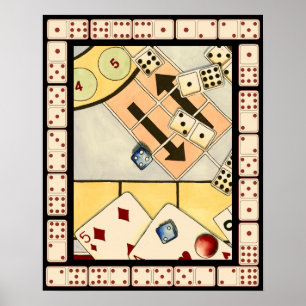 Jumbled Assortment of Games of Chance Poster