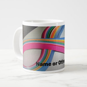 Jumbo 20oz Custom Colourful Quilling Paper Mug