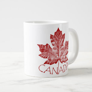 Jumbo Canada Coffee Cup Mug Cool Retro Canada Cup