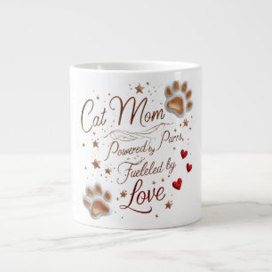 Jumbo Cat Mum Mug – Extra Love, Extra Purrs, Extra