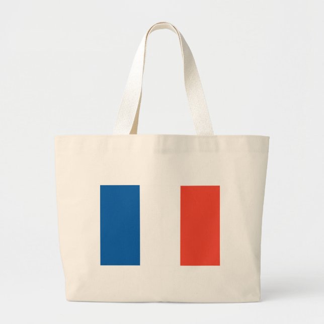 Jumbo Einkaufstasche Frankreich Large Tote Bag (Front)