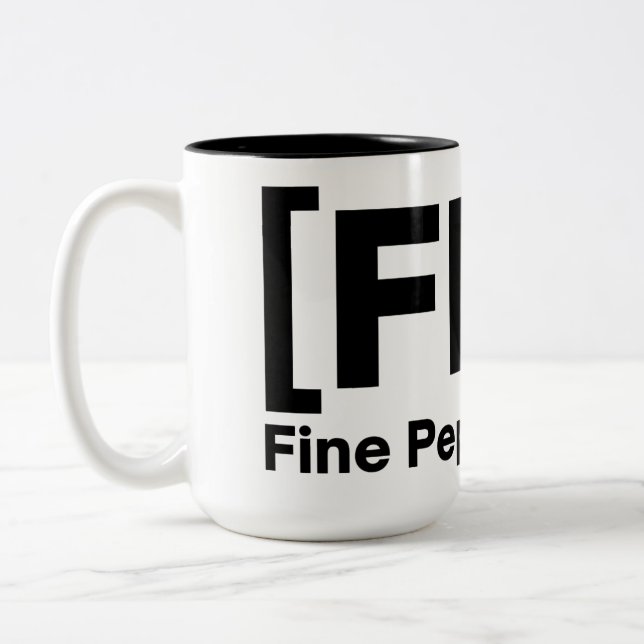 JUMBO FPS Two-Tone COFFEE MUG (Left)