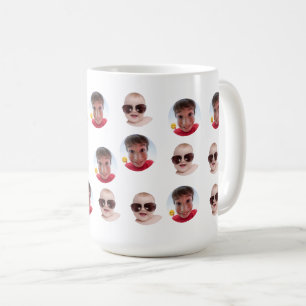 Jumbo Funny Baby Kids Family Face 2 Photos Coffee Mug