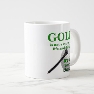 Jumbo golf coffee mug