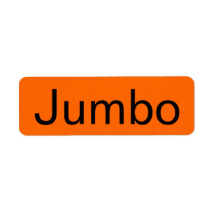 Jumbo Grocery Orange Tag
