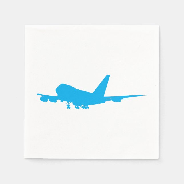 Jumbo Jet Design Napkins (Front)