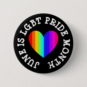 Jumbo June is LGBT Pride Month Button