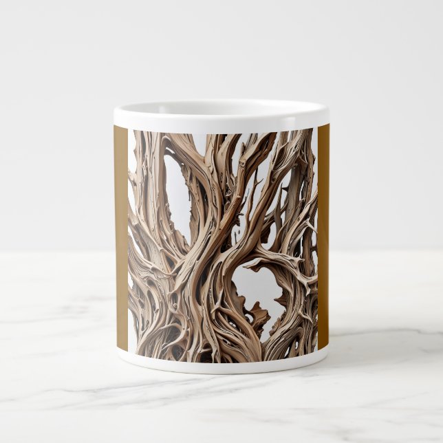 Jumbo Mug, 20oz (Driftwood-3) Large Coffee Mug (Front)