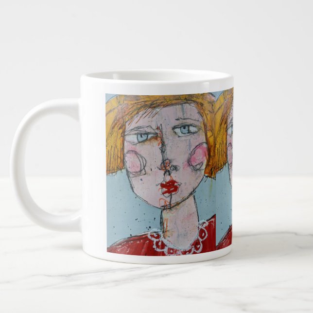 Jumbo Mug - Blonde Bombshell (Left)