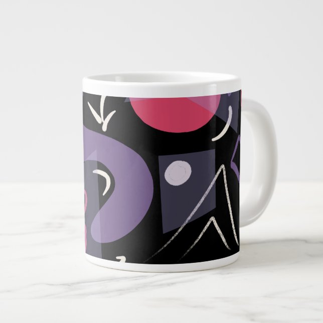 Jumbo mug retro design (Front Right)