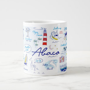Jumbo Mug- "The ABC's of Hope Town" Large Coffee Mug