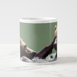 Jumbo mug w/ grizzly bear cubs