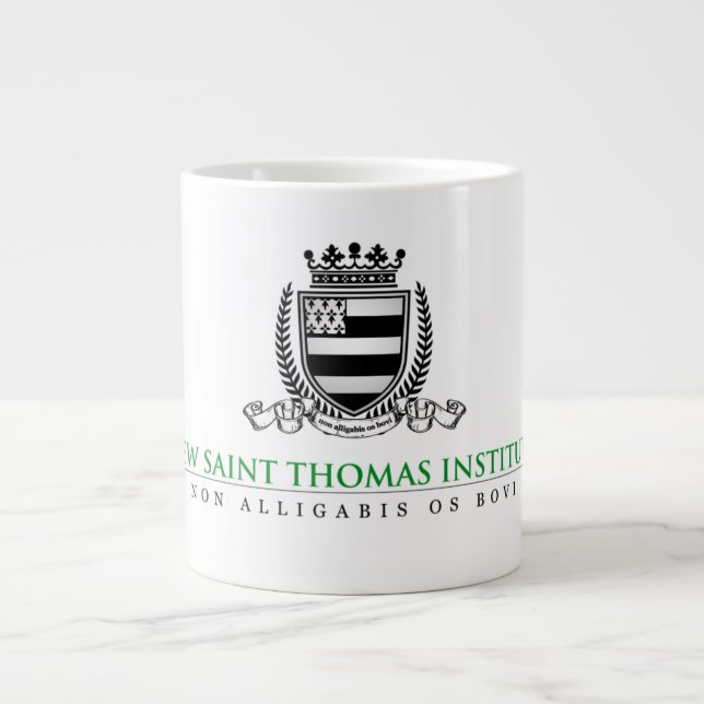 Jumbo New Saint Thomas Institute Mug (Front)