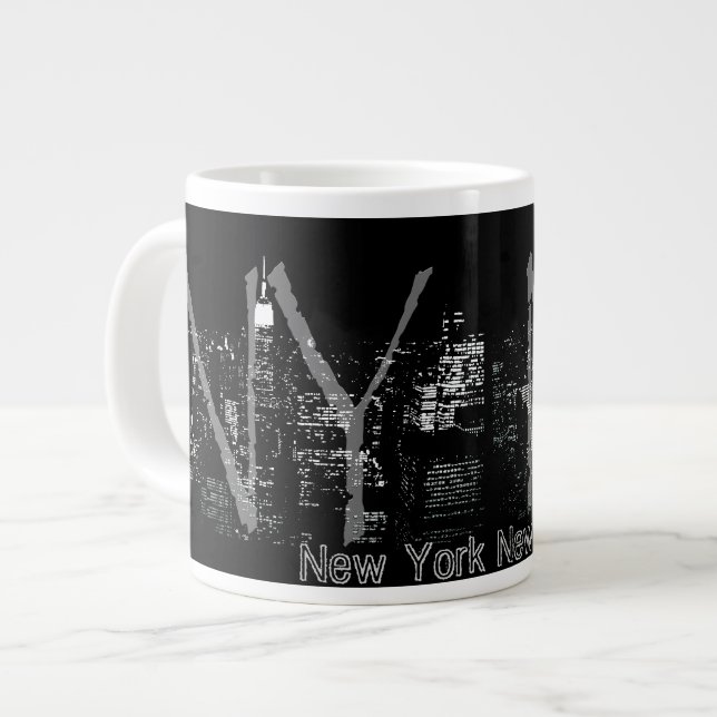 Jumbo New York Coffee Mug NYC Personalised Cup (Front Left)