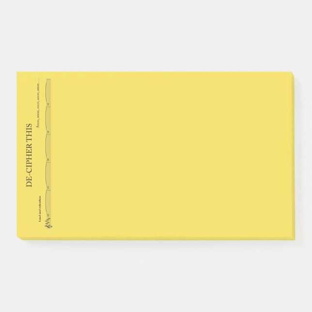 Jumbo notes for organists (Front)
